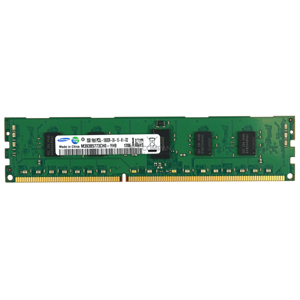 M393B5773CH0-YH9 SAMSUNG MEMORY 2GB 1RX8 PC3L-10600R DDR3